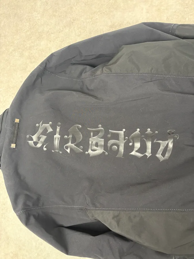 2000s Marithé + François Girbaud Active Black Windbreaker Nylon Gothic Jacket - Image 8