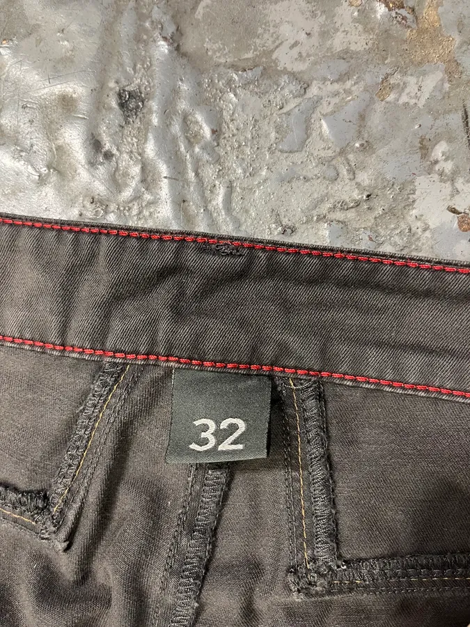 2000s Marithé + François Girbaud Anthracite Grey Signature Minimalist Straight Pants - Image 10