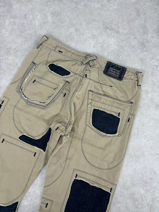 2000s Marithé + François Girbaud Beige Cargo Pants - Image 7