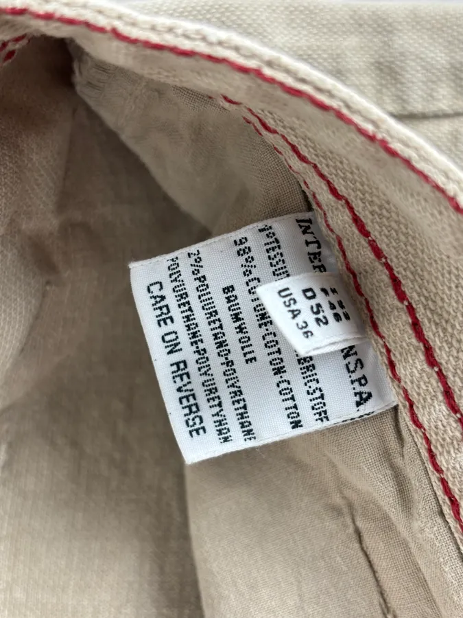 2000s Marithé + François Girbaud Beige Large Cozy Pants - Image 14