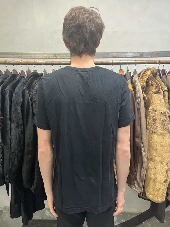 2000s Marithé + François Girbaud Black Hippocamp Tee-Shirt - Image 3