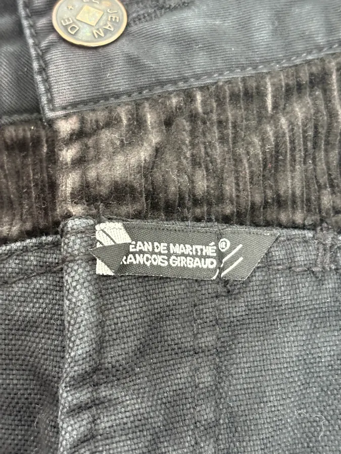 2000s Marithé + François Girbaud Black Hybrid Pants - Image 10