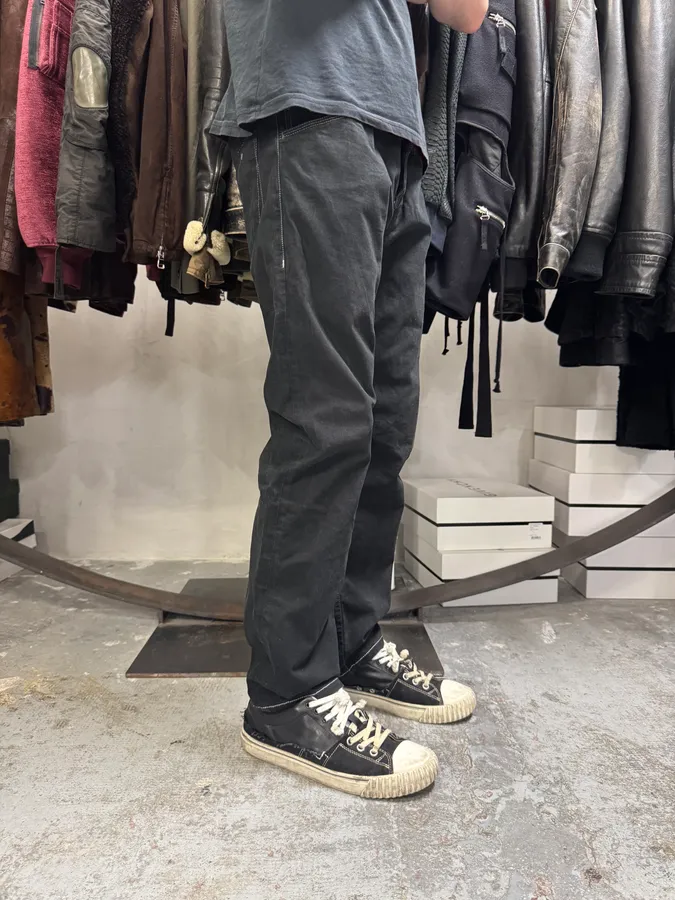 2000s Marithé + François Girbaud Black Premium Denim Jeans - Image 3