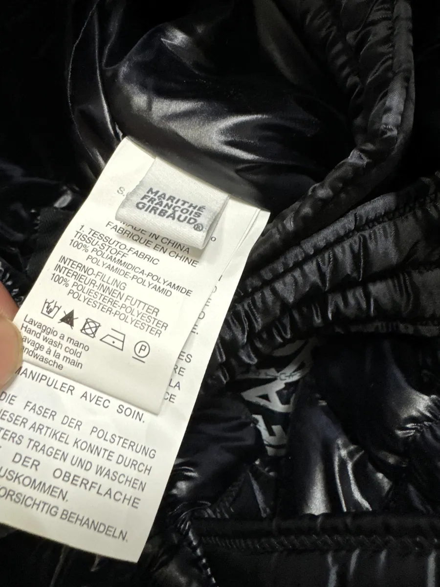 2000s Marithé + François Girbaud Black Puffer Bag - Image 10