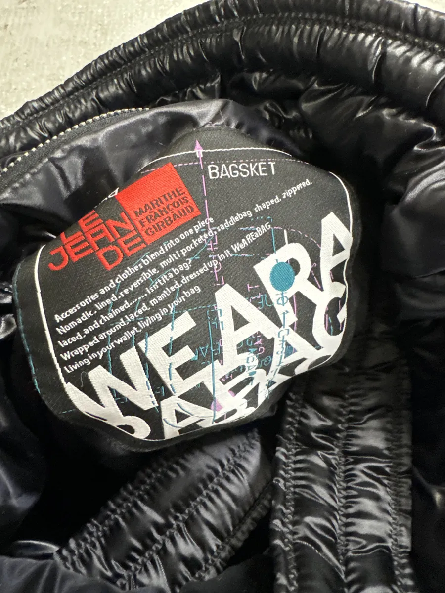 2000s Marithé + François Girbaud Black Puffer Bag - Image 11