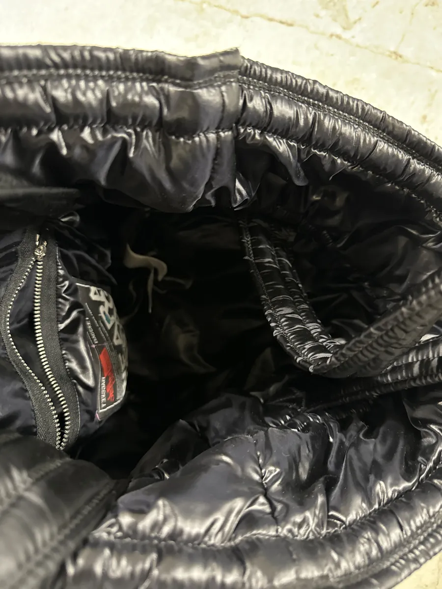 2000s Marithé + François Girbaud Black Puffer Bag - Image 6