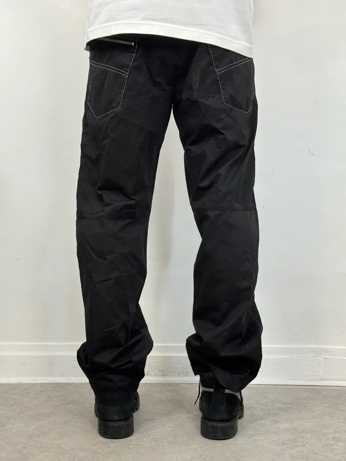 2000s Marithé + François Girbaud Black Relaxed Pants - Image 4