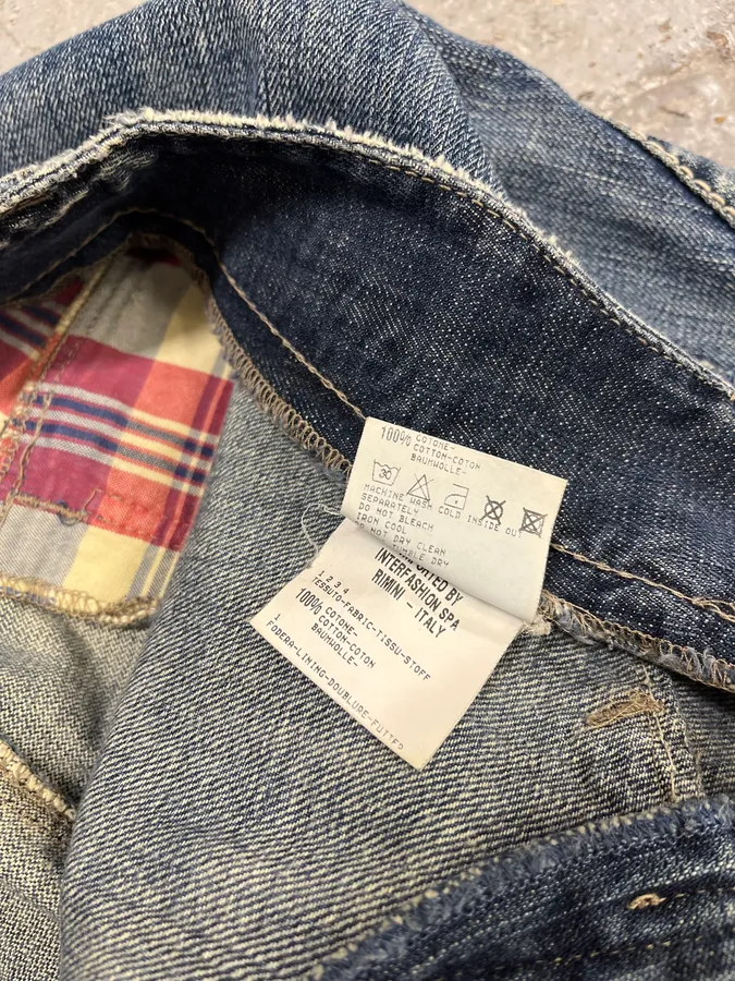 2000s Marithé + François Girbaud Blue Faded Denim Jeans - Image 13