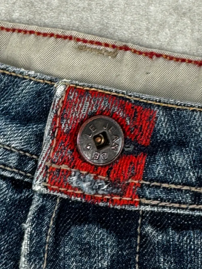 2000s Marithé + François Girbaud Blue Rebel Cozy Denim Jeans - Image 11