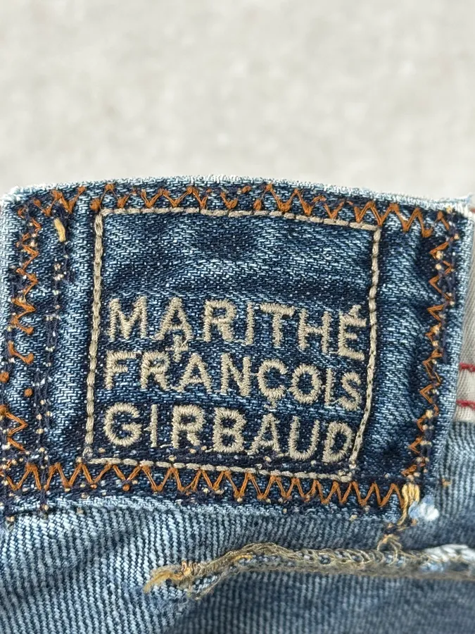 2000s Marithé + François Girbaud Blue Rebel Cozy Denim Jeans - Image 12