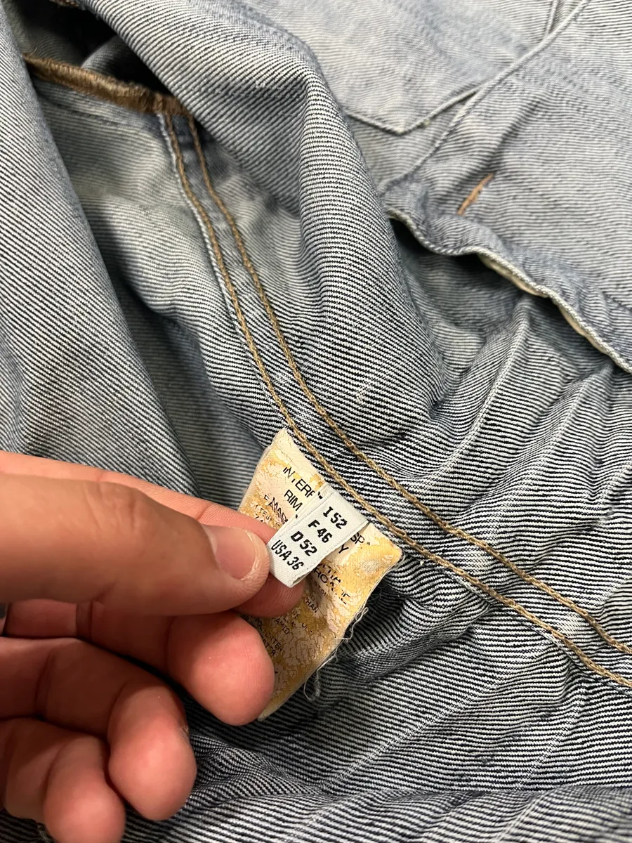 2000s Marithé + François Girbaud Blue Rebel Faded Denim Jacket - Image 14