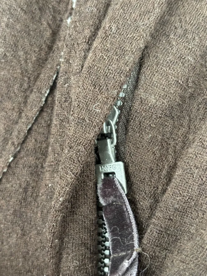 2000s Marithé + François Girbaud Brown Buttoned Cardigan Jacket - Image 10