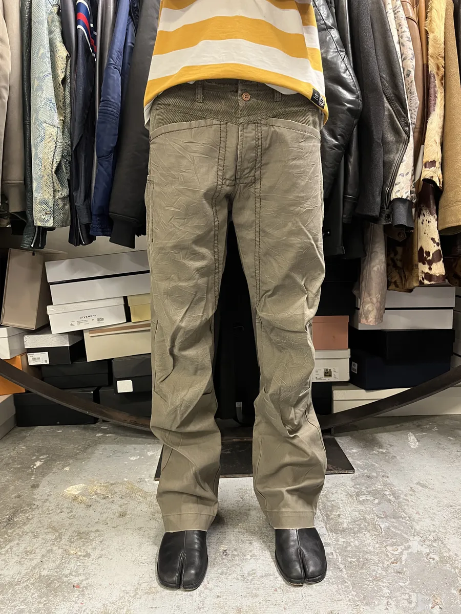 2000s Marithé + François Girbaud Brown Contemporary Pants