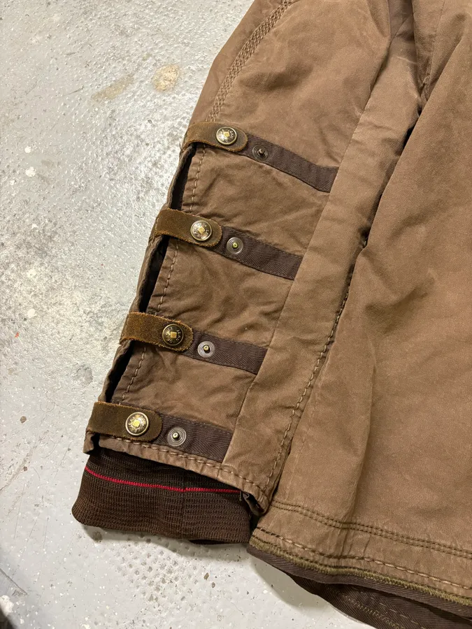 2000s Marithé + François Girbaud Brown Utility Astro Jacket - Image 8