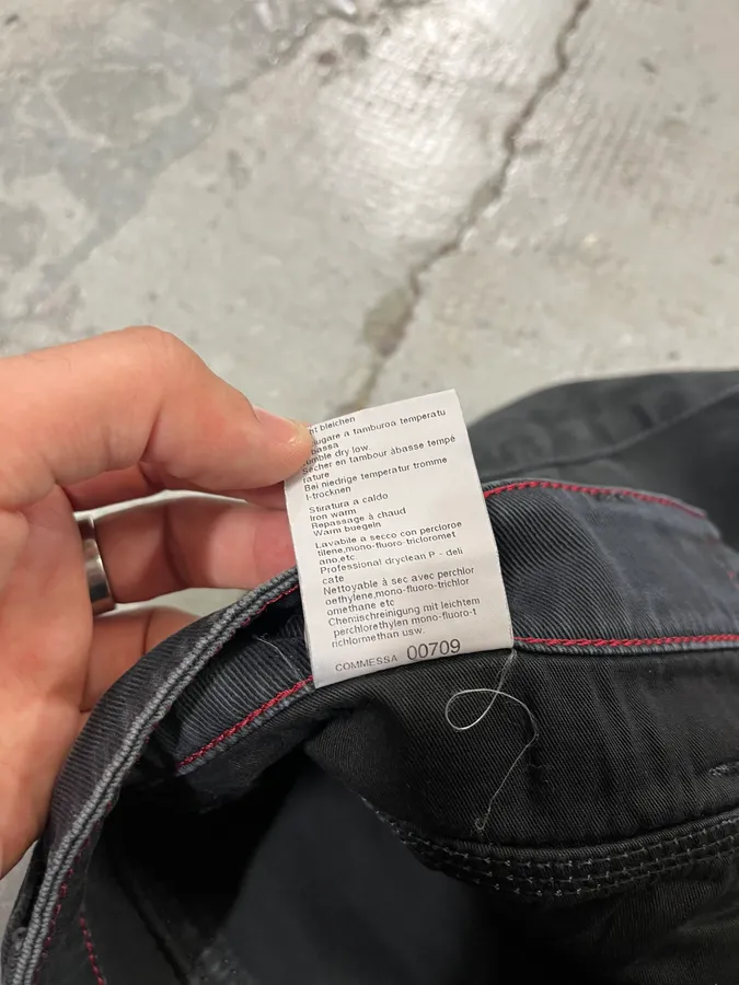 2000s Marithé + François Girbaud Dark Pants - Image 12