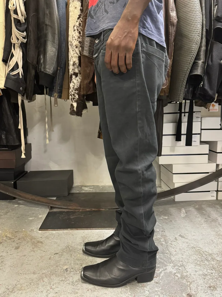 2000s Marithé + François Girbaud Dark Pants - Image 3