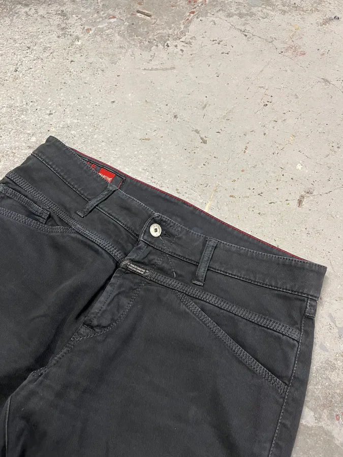 2000s Marithé + François Girbaud Dark Pants - Image 5