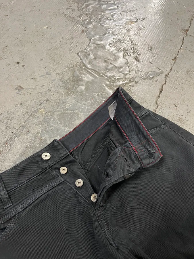 2000s Marithé + François Girbaud Dark Pants - Image 8
