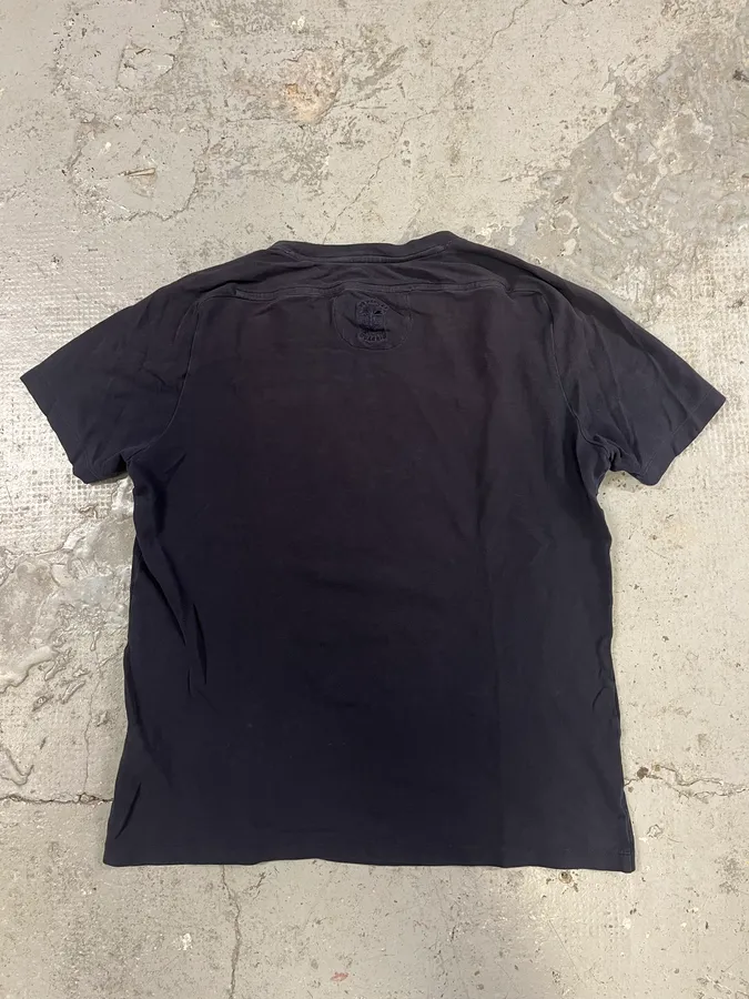2000s Marithe + François Girbaud Elephant Hammer Navy T-Shirt - Image 7