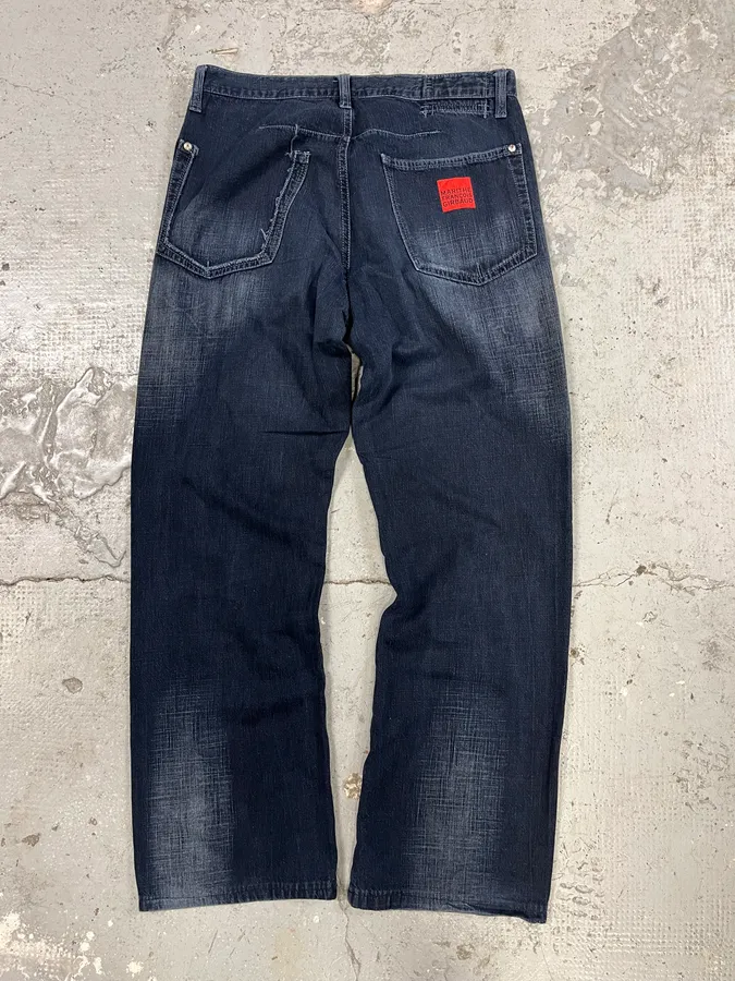 2000s Marithe + Francois Girbaud Faded Tern Denim Jeans - Image 11