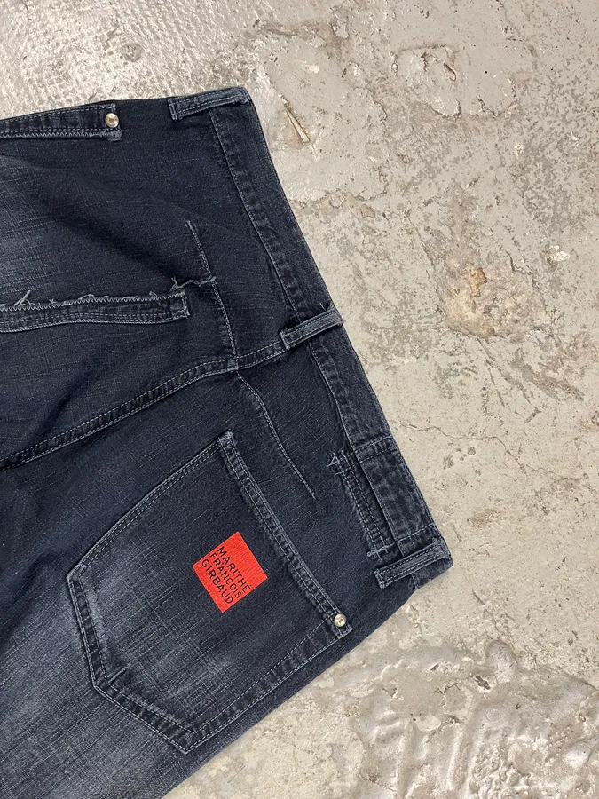 2000s Marithe + Francois Girbaud Faded Tern Denim Jeans - Image 12