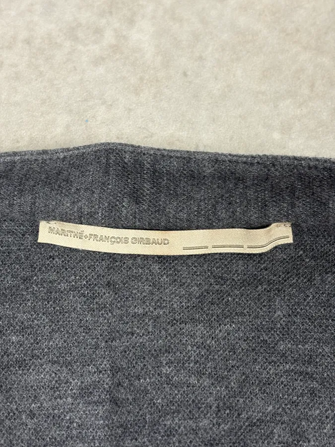 2000s Marithé + François Girbaud Grey Asymmetrical Blazer Jacket - Image 9