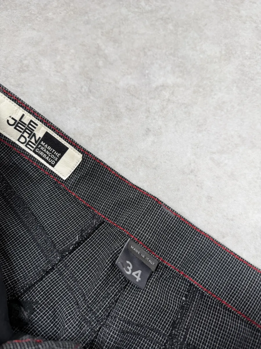 2000s Marithé + François Girbaud Grey Cozy Classy Pants - Image 5