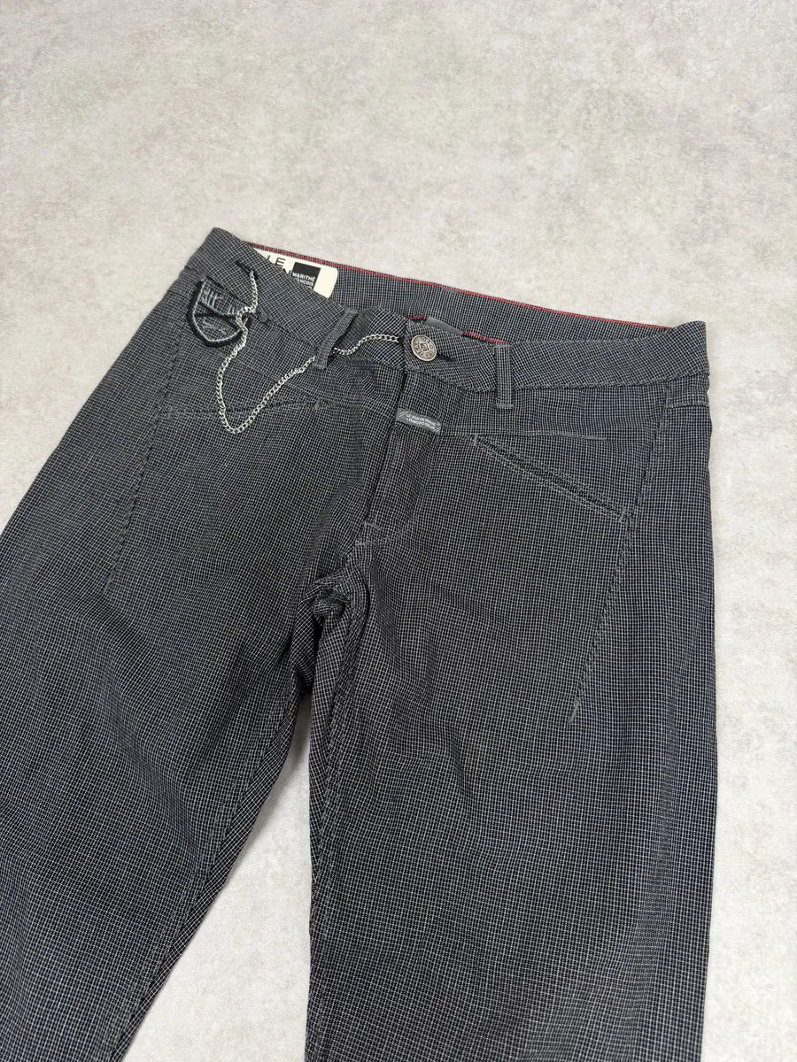 2000s Marithé + François Girbaud Grey Cozy Classy Pants - Image 7