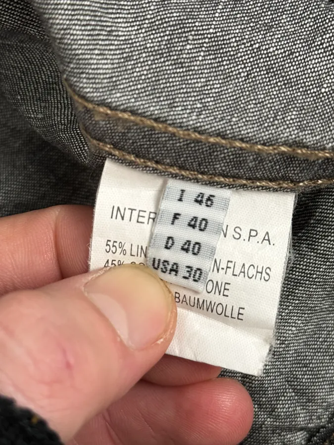 2000s Marithé + François Girbaud Grey Denim Trucker Jacket - Image 10