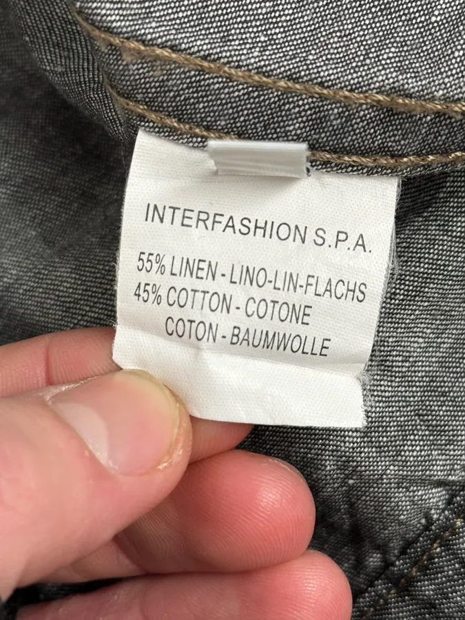 2000s Marithé + François Girbaud Grey Denim Trucker Jacket - Image 11