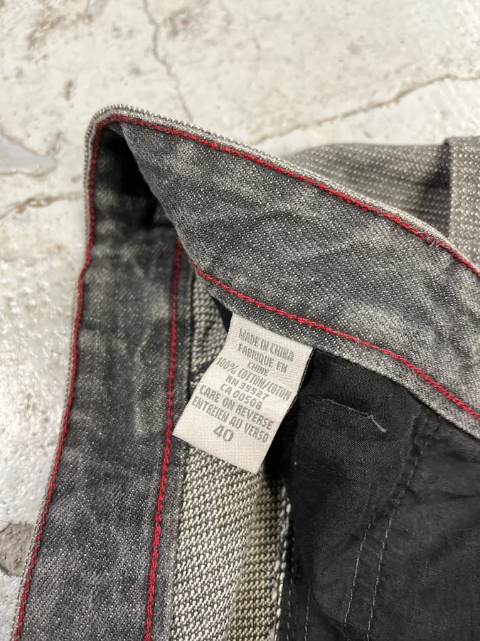 2000s Marithé + François Girbaud Grey Large Cozy Pants - Image 13