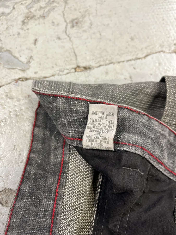 2000s Marithé + François Girbaud Grey Large Cozy Pants - Image 14