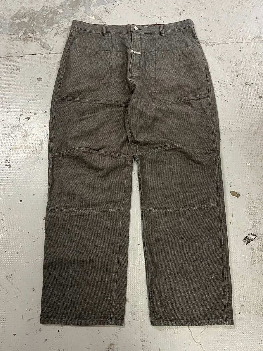 2000s Marithé + François Girbaud Grey Large Cozy Pants - Image 5