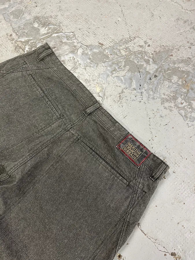 2000s Marithé + François Girbaud Grey Large Cozy Pants - Image 9