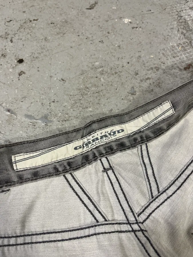 2000s Marithé + François Girbaud Grey Utility Pants - Image 12