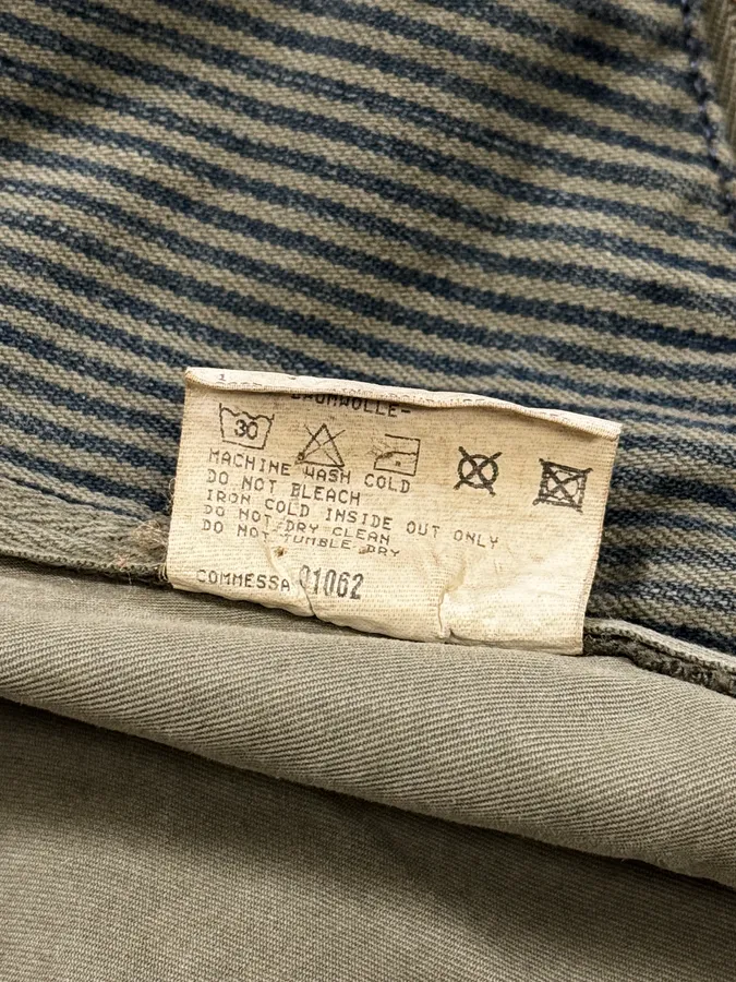 2000s Marithé + François Girbaud Military Green Distressed Blazer Jacket - Image 10