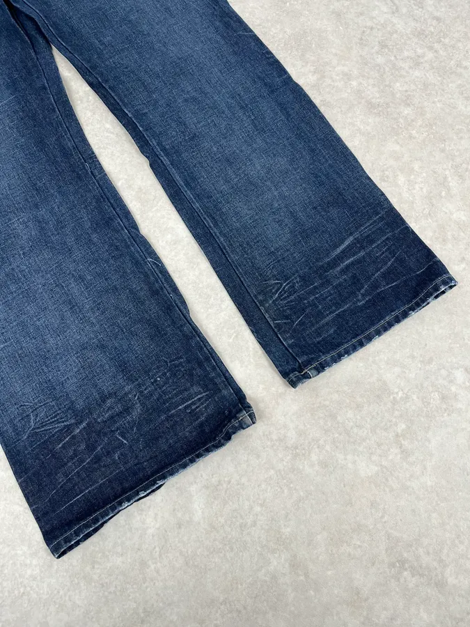 2000s Marithé + François Girbaud Navy Revel Denim Jeans - Image 6