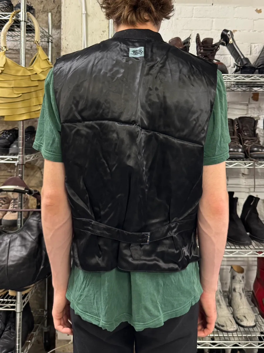 2000s Marithé + François Girbaud Red Tactical Vest - Image 3