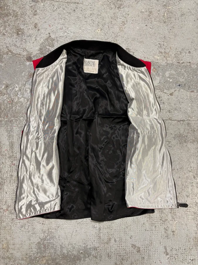 2000s Marithé + François Girbaud Red Tactical Vest - Image 5