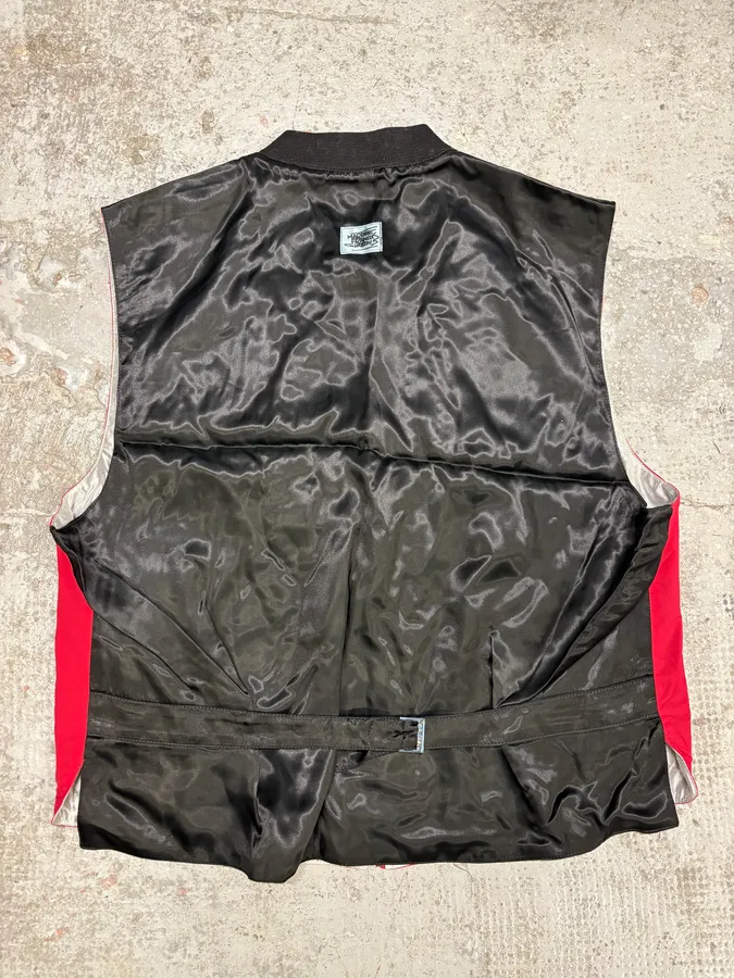 2000s Marithé + François Girbaud Red Tactical Vest - Image 6