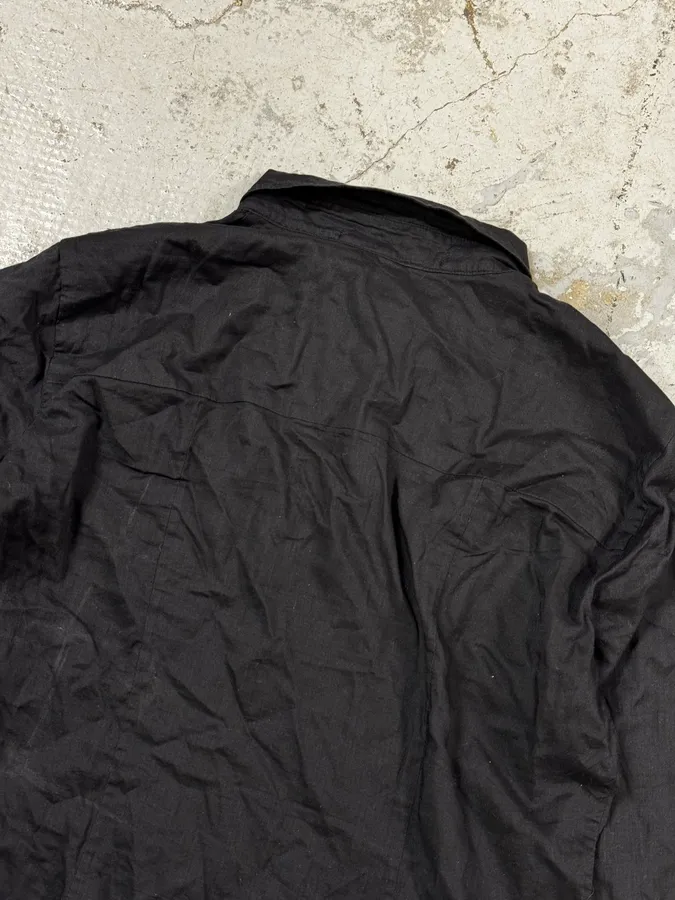 2000s Marithé + François Girbaud Stars Black Shirt - Image 6