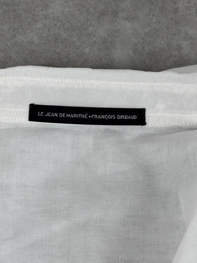2000s Marithé + François Girbaud Stars White Shirt - Image 11