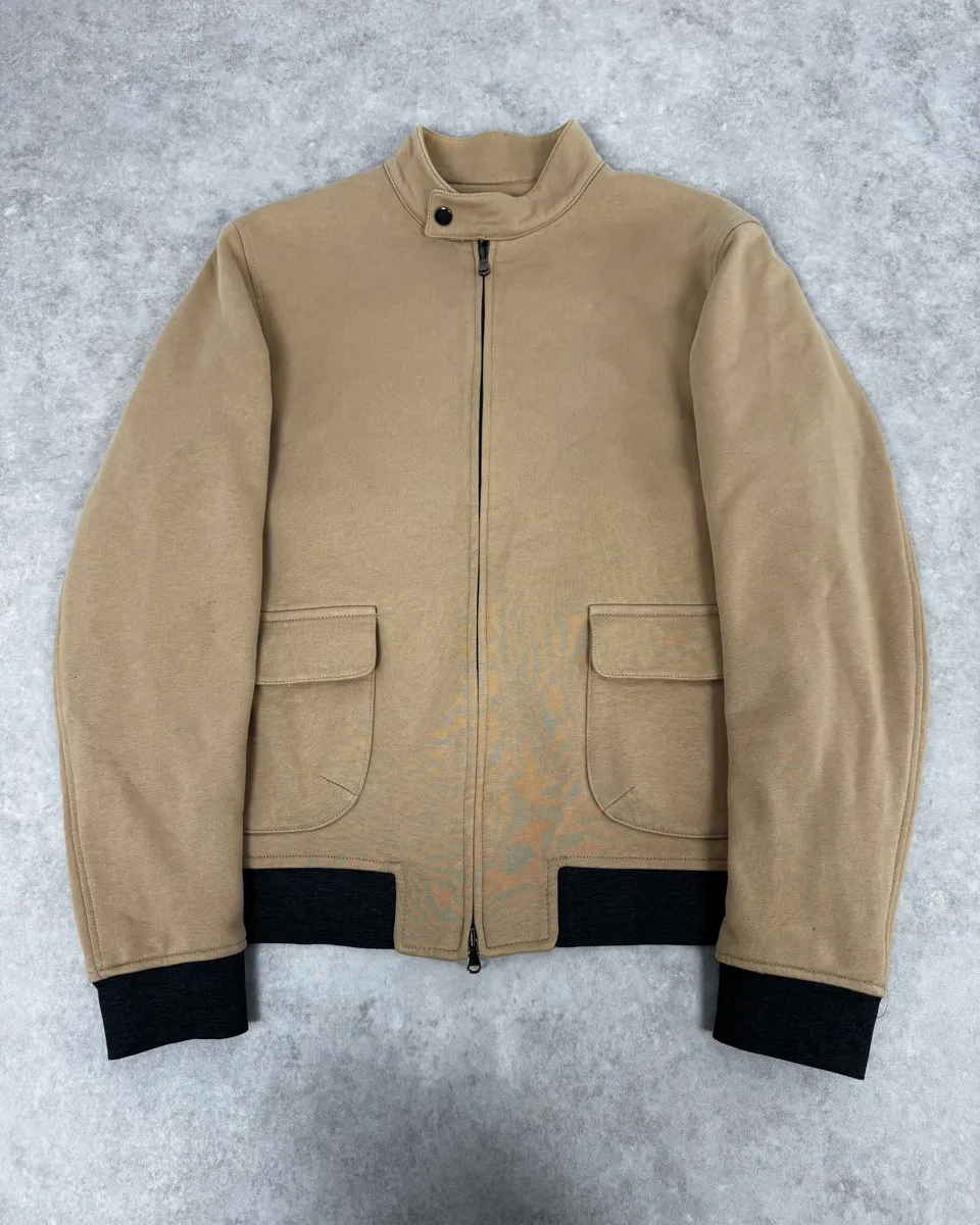 2000s Massimo Rebecchi Beige Minimalist Jacket