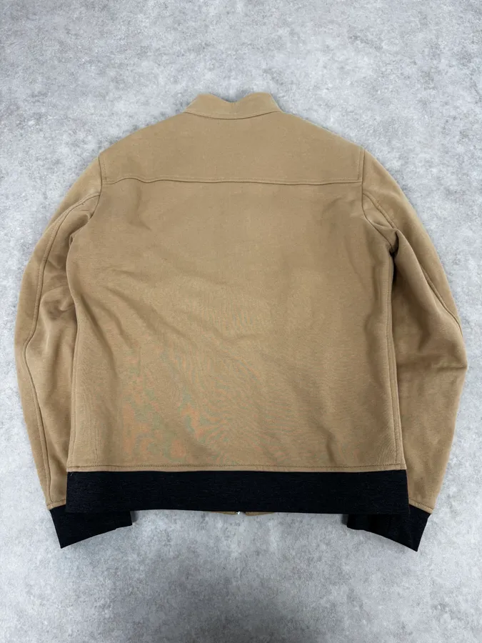 2000s Massimo Rebecchi Beige Minimalist Jacket - Image 4