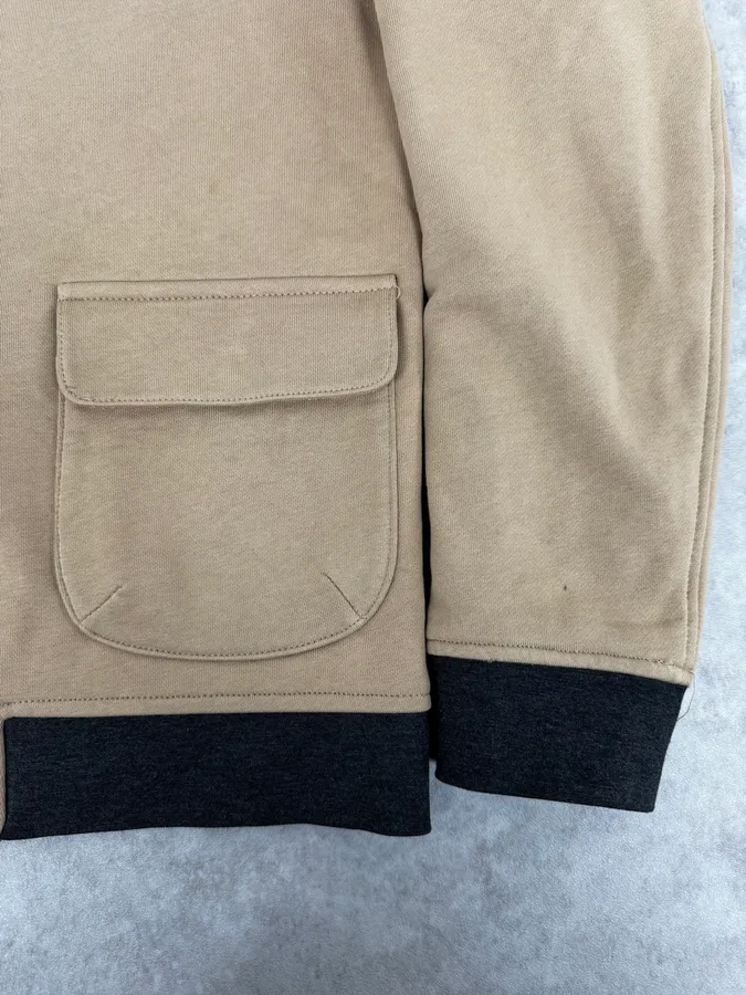 2000s Massimo Rebecchi Beige Minimalist Jacket - Image 8