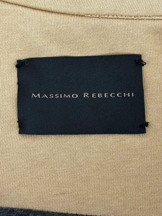2000s Massimo Rebecchi Beige Minimalist Jacket - Image 9