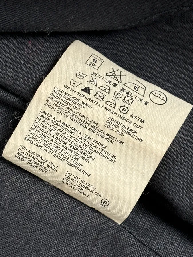 2000s Miu Miu Blue Navy Denim Buttoned Jacket - Image 12