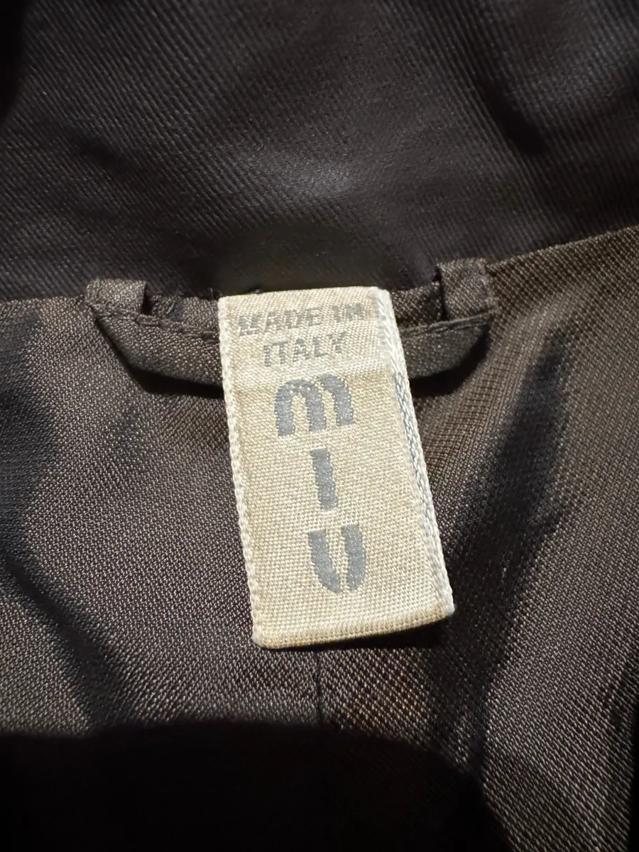 2000s Miu Miu Brown Trench Coat - Image 8