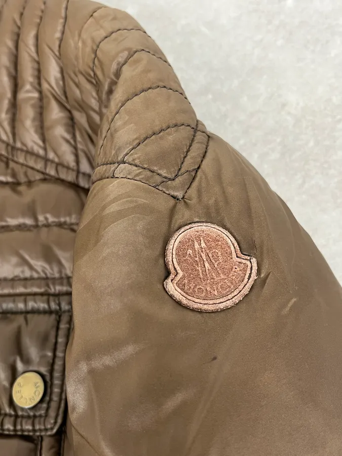 2000s Moncler Brown Puffer Jacket - Image 9