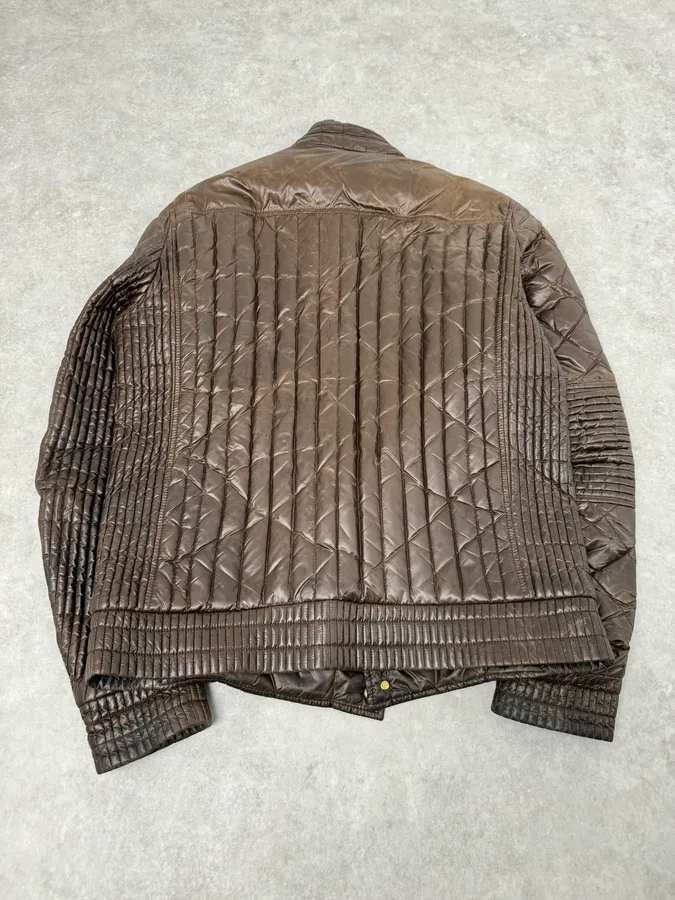 2000s Moncler Brown Quilted Puffer Jacket - Image 8